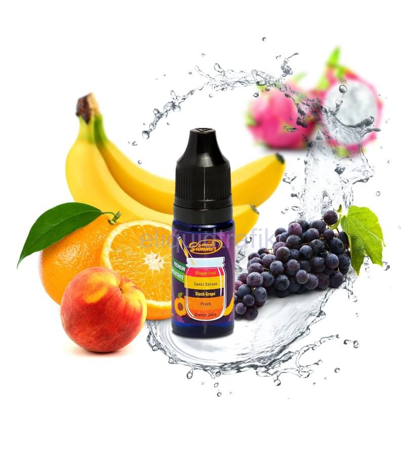 Orange juice - peach - black grape - sweet banana - dragon fruit- Big Mouth