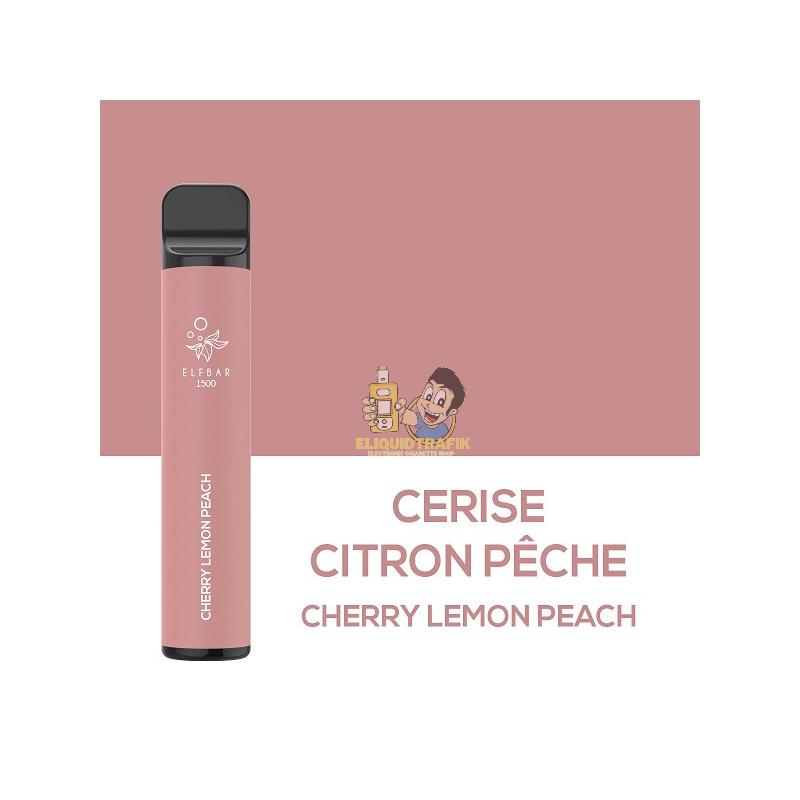 ElfBar - 1500 Cherry Lemon Peach (Cerise Citron Pêche) 4,8m 00mg