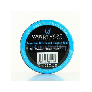 Vandy Vape - Superfine MTL Fused Clapton Wire KA1 32gax2+38ga  1-1.5 ohm