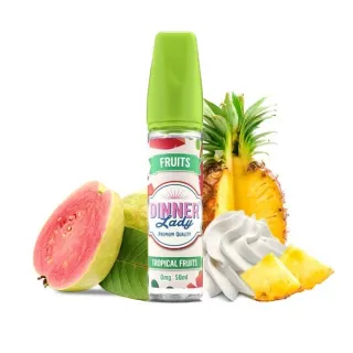 Dinner Lady - Tropical Fruits 0mg 50ml