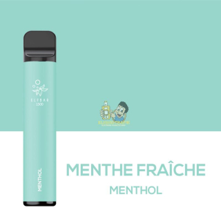 ElfBar - 1500 Menthol (Menthe Fraiche) 4,8ml 00mg