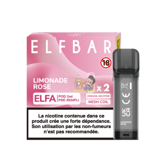 Elf Bar ELFA 2ml 20mg Limonade Rose
